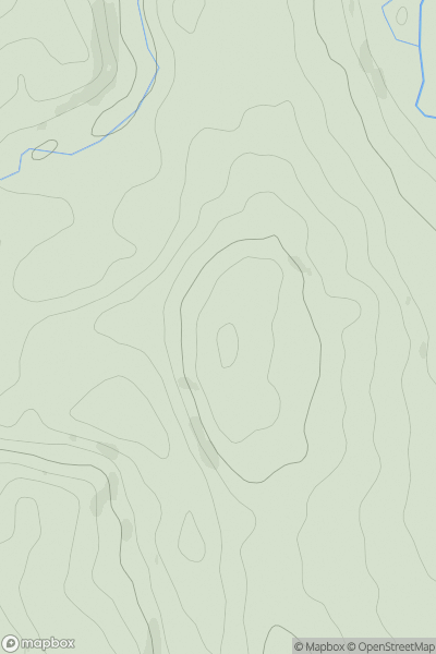 Thumbnail image for Windy Hill [Llandudno to Wrexham] showing contour plot for surrounding peak